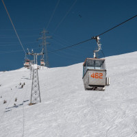Kabinenbahn Verbier-Savoleyres, März 2026