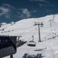 Kombibahn Les Planards-Savoleyres, März 2026