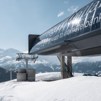 Bergstation der Kabinenbahn Verbier-Les Planards, März 2026