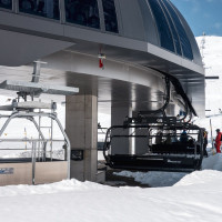 Talstation der Kombibahn Les Planards-Savoleyres, März 2026