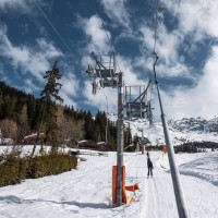 Schlepplift Le Rouge, März 2026