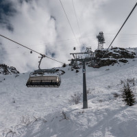 Sesselbahn Le Mayentzet-Combe à Médran, März 2026