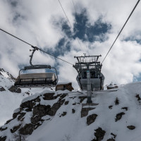 Sesselbahn Le Mayentzet-Combe à Médran, März 2026