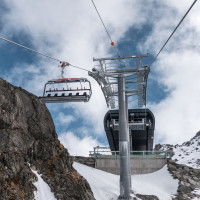 Sesselbahn Lac des Vaux-Col de Chassoure, März 2026