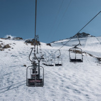 Sesselbahn La Meina-Greppon Blanc, März 2026