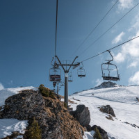 Sesselbahn La Meina-Greppon Blanc, März 2026