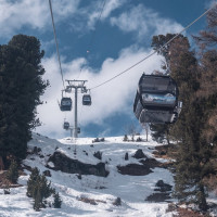 Kabinenbahn Siviez-Plan du Fou, März 2026