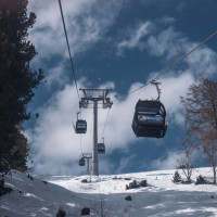 Kabinenbahn Siviez-Plan du Fou, März 2026