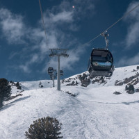 Kabinenbahn Siviez-Plan du Fou, März 2026