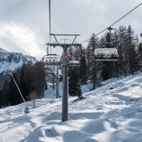Sesselbahn Siviez-Pra Comoun-Tortin, März 2026