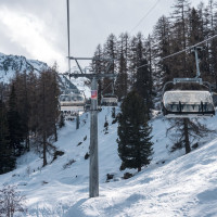 Sesselbahn Siviez-Pra Comoun-Tortin, März 2026