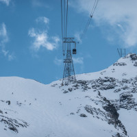 Luftseilbahn Tortin-Col des Gentianes, März 2026
