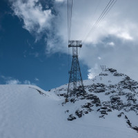 Luftseilbahn Tortin-Col des Gentianes, März 2026