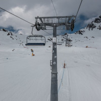 Sesselbahn La Chaux-Col Brunet, März 2026