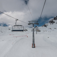 Sesselbahn La Chaux-Col Brunet, März 2026