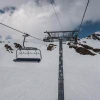 Sesselbahn La Chaux-Col Brunet, März 2026