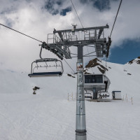 Sesselbahn La Chaux-Col Brunet, März 2026