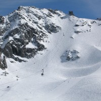 Luftseilbahn Col des Gentianes-Mont Fort, März 2008