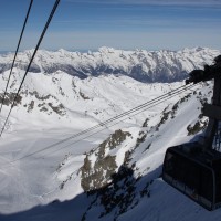 Luftseilbahn Col des Gentianes-Mont Fort, Februar 2012