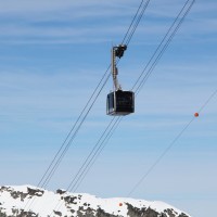 Luftseilbahn Col des Gentianes-Mont Fort, Februar 2012