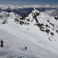 Abfahrtsroute Mont Gélé-Tortin, Februar 2012