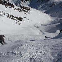 Abfahrtsroute Mont Gélé-Tortin, Februar 2012
