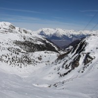 Abfahrtsroute Mont Gélé-Tortin, Februar 2012