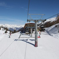 Sesselbahn Siviez-Pra Comoun-Tortin, Februar 2012