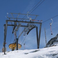 Bergstation des Schlepplifts Creppon Blanc 1, Februar 2012