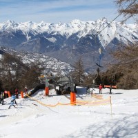 Talstation des Schlepplifts Les Drus, Februar 2012