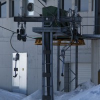 Bergstation des Schlepplifts Les Drus, Februar 2012