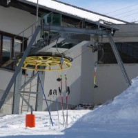 Bergstation des Schlepplifts L'Inalpe, Februar 2012