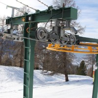 Talstation des Schlepplifts L'Inalpe, Februar 2012