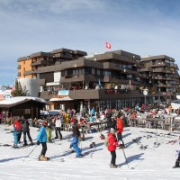 Der 70er Jahre Hotelkomplex Thyon 2000, Februar 2012