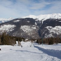 Piste an den Schleppliften Matze und Theyaz 1, Februar 2012