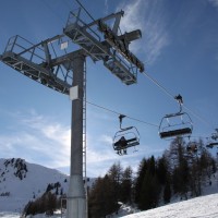 Sesselbahn Les Collons-La Trabanta, Februar 2012