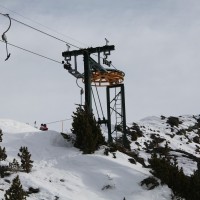 Bergstation des Schlepplifts La Cheminée, Februar 2012