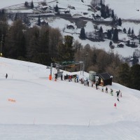 Talstation des Schlepplifts Les Chottes, Februar 2012