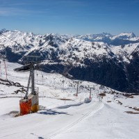 Bergstation des Schlepplifts Creppon Blanc 2, April 2017