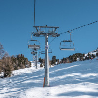 Sesselbahn Siviez-Combatseline, Februar 2023