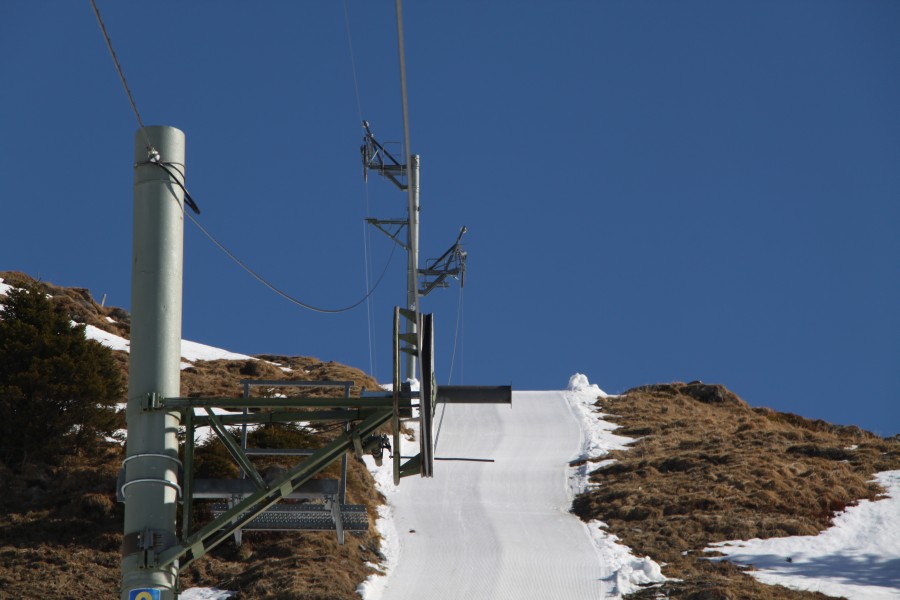 Schlepplift Floriettaz, März 2011
