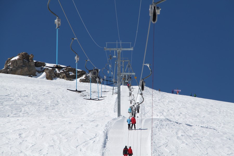 Schlepplift Quille du Diable, März 2011