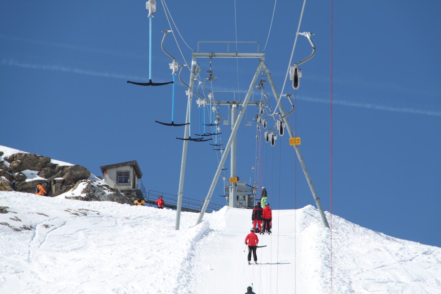 Schlepplift Quille du Diable, März 2011
