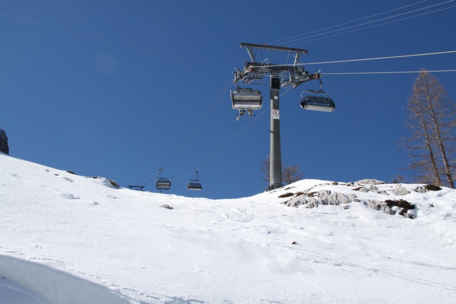 Sesselbahn Oldenegg-Cabane des Diablerets, März 2011