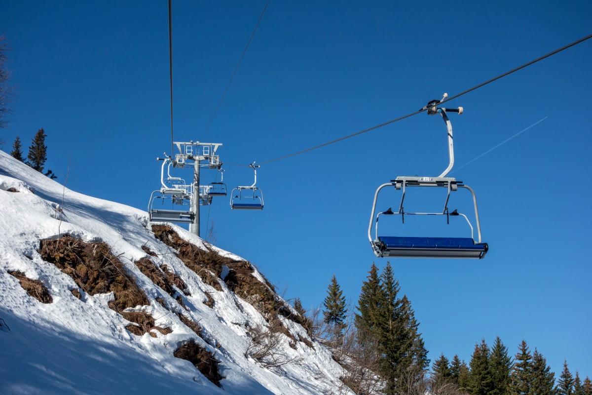 Sesselbahn Conche-Mi Laouissalet, April 2017