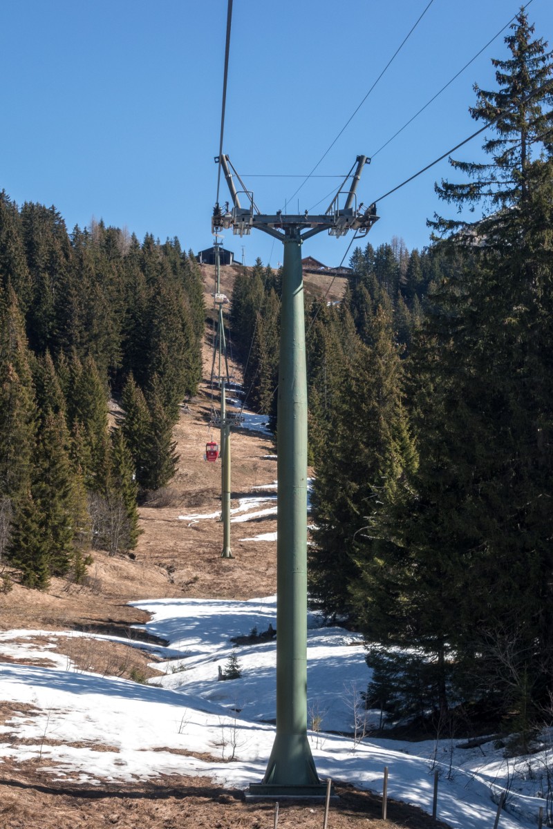 Kabinenbahn Les Diablerets-Isenau, April 2017