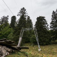 Schlepplift Bosse de Tête de Ran, August 2023