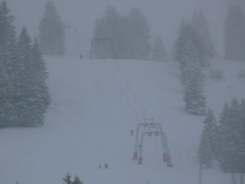 Schlepplift Les Erasis, März 2008