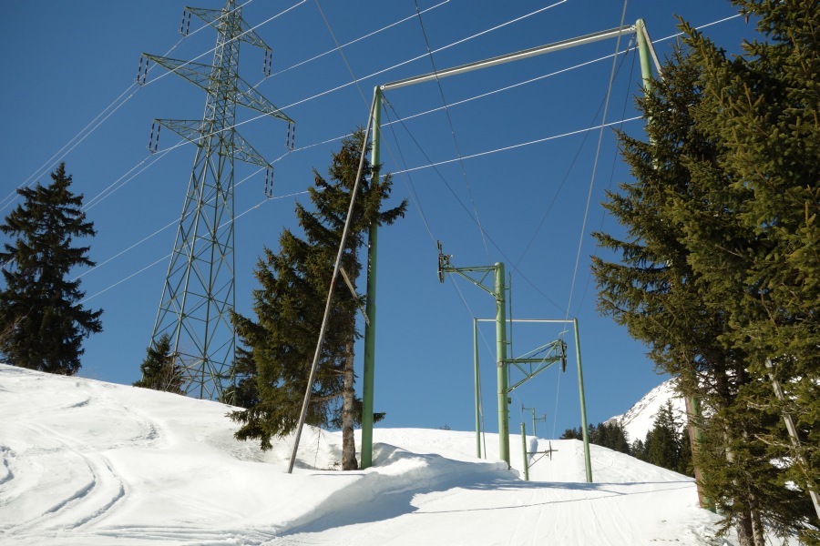 Schlepplift Parchets 1, März 2014