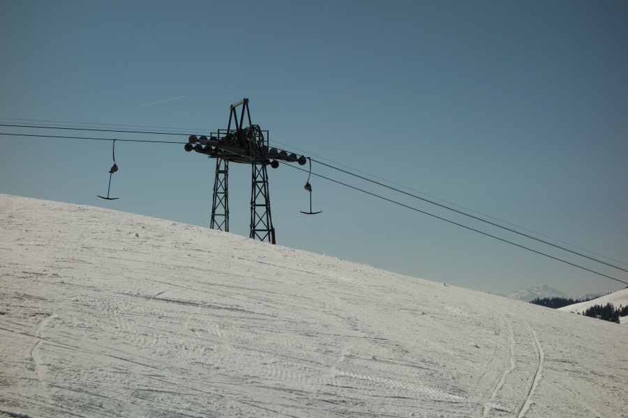 Schlepplift Les Erasis, März 2014